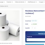 Rouleaux Bancontact : un consommable discret mais essentiel pour vos paiements